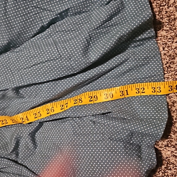 Girls of savoy. Women's size 0. Blue with white dots. stripes less dress. - Picture 4 of 10